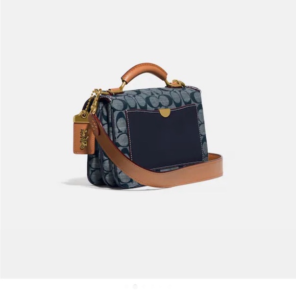 Coach Bags Coach Riley Top Handle 22 In Signature Chambray Poshmark